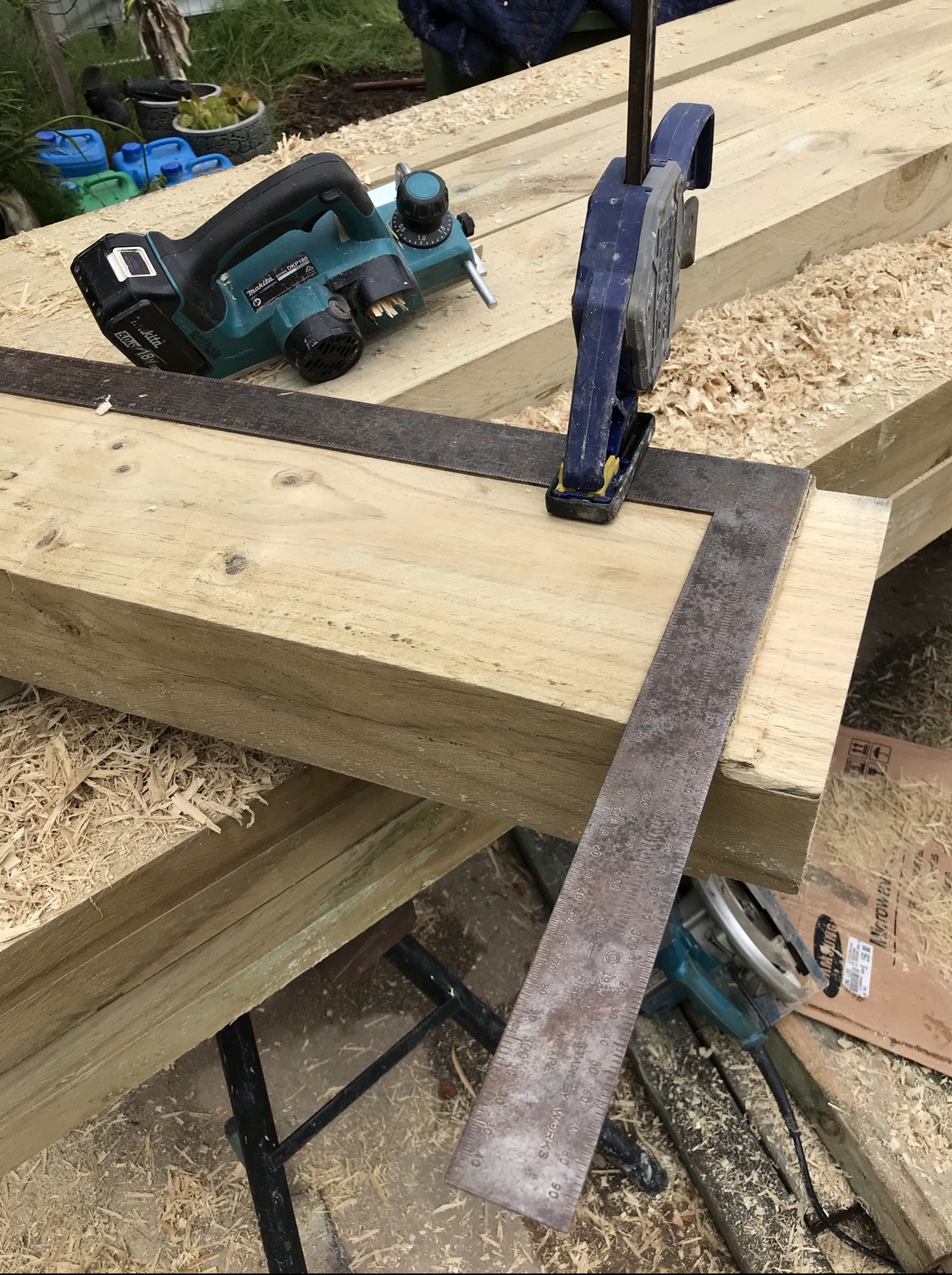 Photo of Julian's carpentry tools